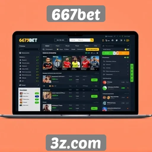 Interface do usuário do 667bet é intuitiva